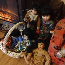 Have Over 45 Porcelain Dolls For Sale 