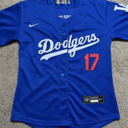 Los Angeles Dodgers ‘Shohei Ohtani #17’ Women’s Baseball Jersey