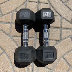 15 Ib Dumbbells Set Of 2 