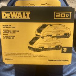 DeWalt 20V Lithium Ion Battery Pack