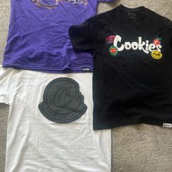 5 Mens Medium Cookies Shirts 