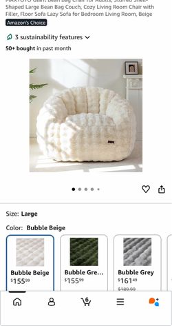 Large bin bag couch new in box $100
