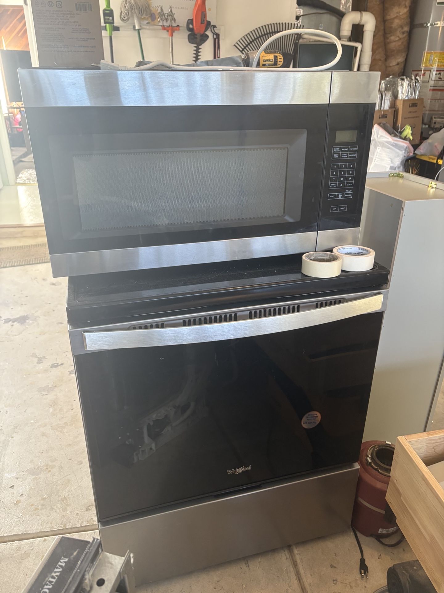 2021 Whirlpool Microwave+Oven+dishwasher