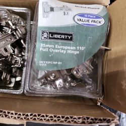  Cabinet Hinges 4 Boxes