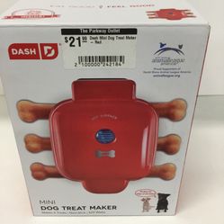 Dash Mini Dog Treat Maker Red