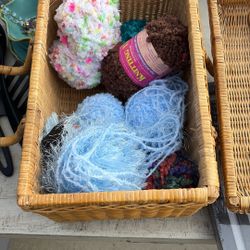 Yarn And Basket