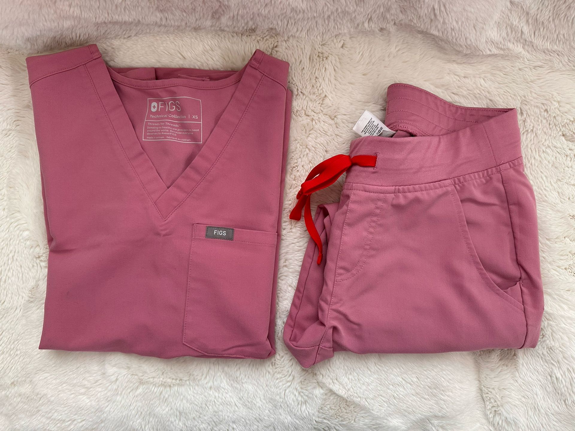 Figs Scrub Set (Mauve) XS