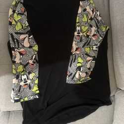 Lularoe Disney goofy Long Sleeve L