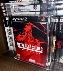 Metal Gear Solid 3 Subsistence Limited Edition 85+ NEAR MINT GRADED SEALED