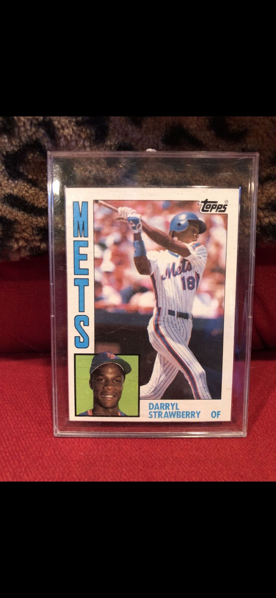 1984 Topps Daryl Strawberry ROOKIE CARD #182 NY Mets Baseball MLB