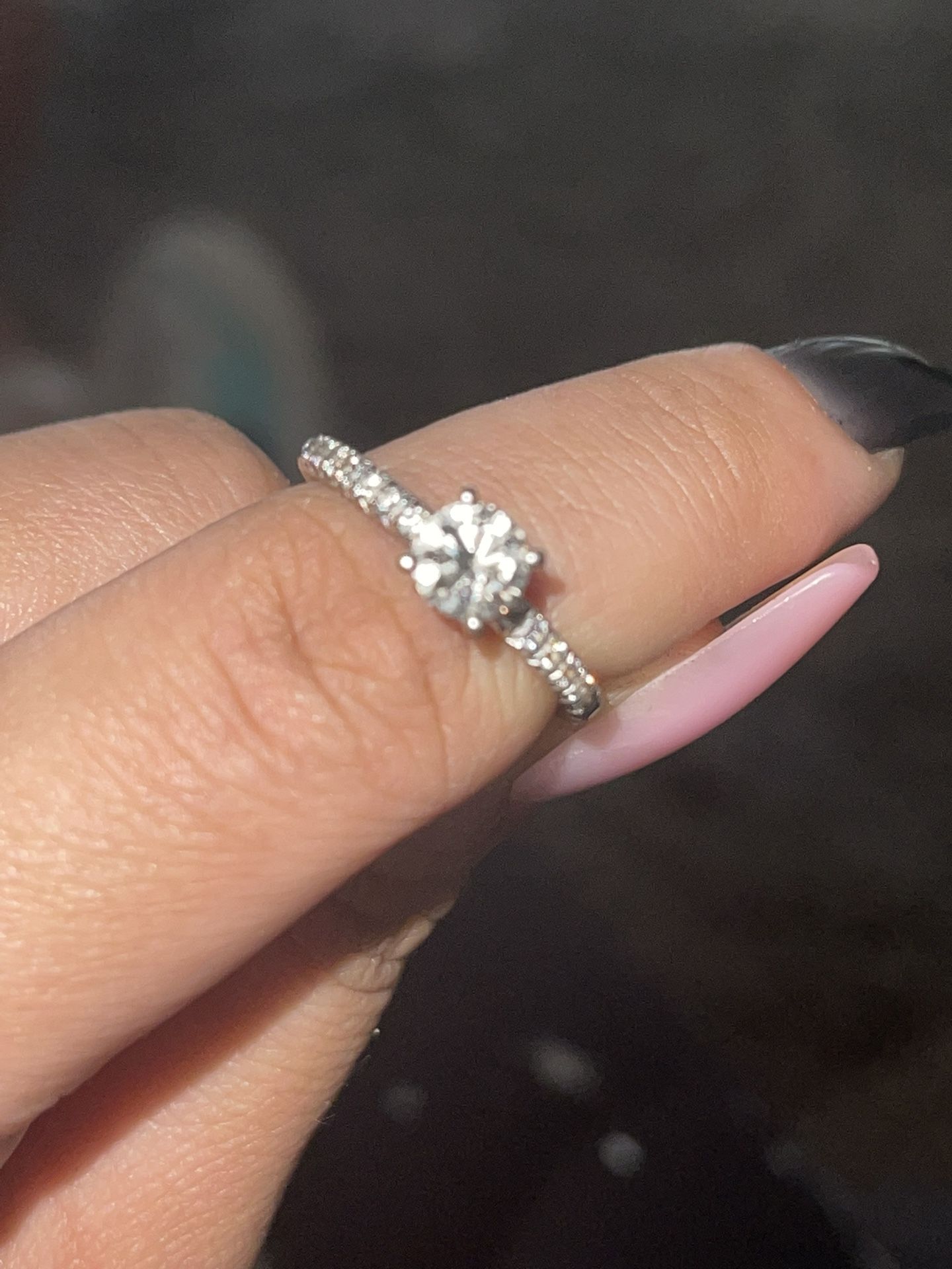 1ct Diamond Engagement Ring Price Not Negotiable SERIOUS INQUIRES ONLY.
