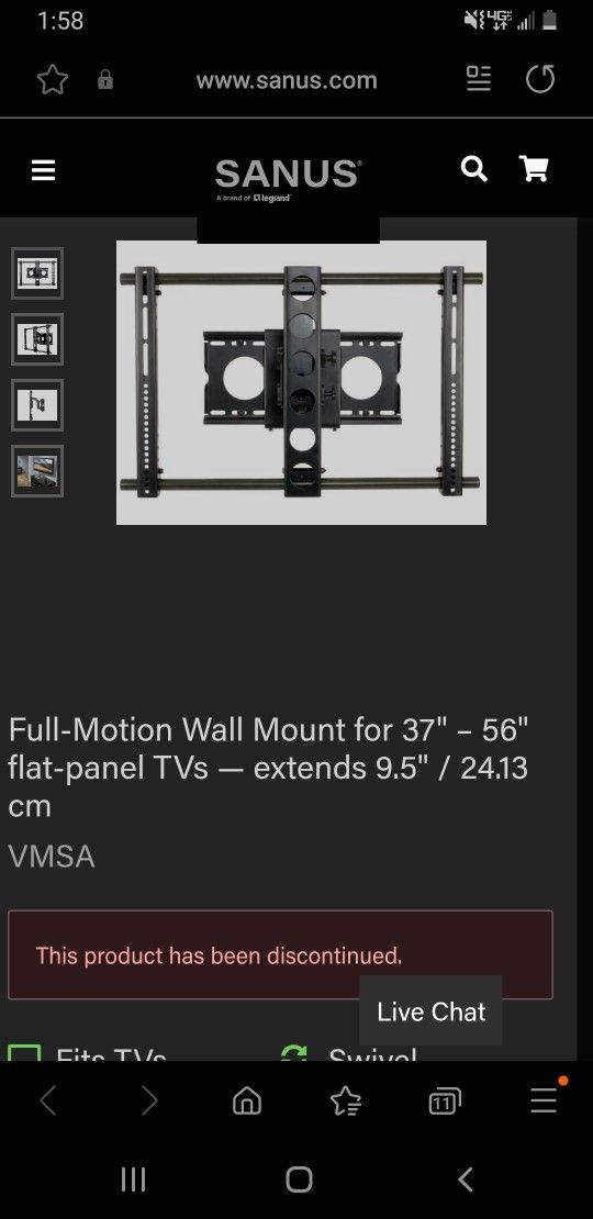 Sanus Vmsa TV Mount