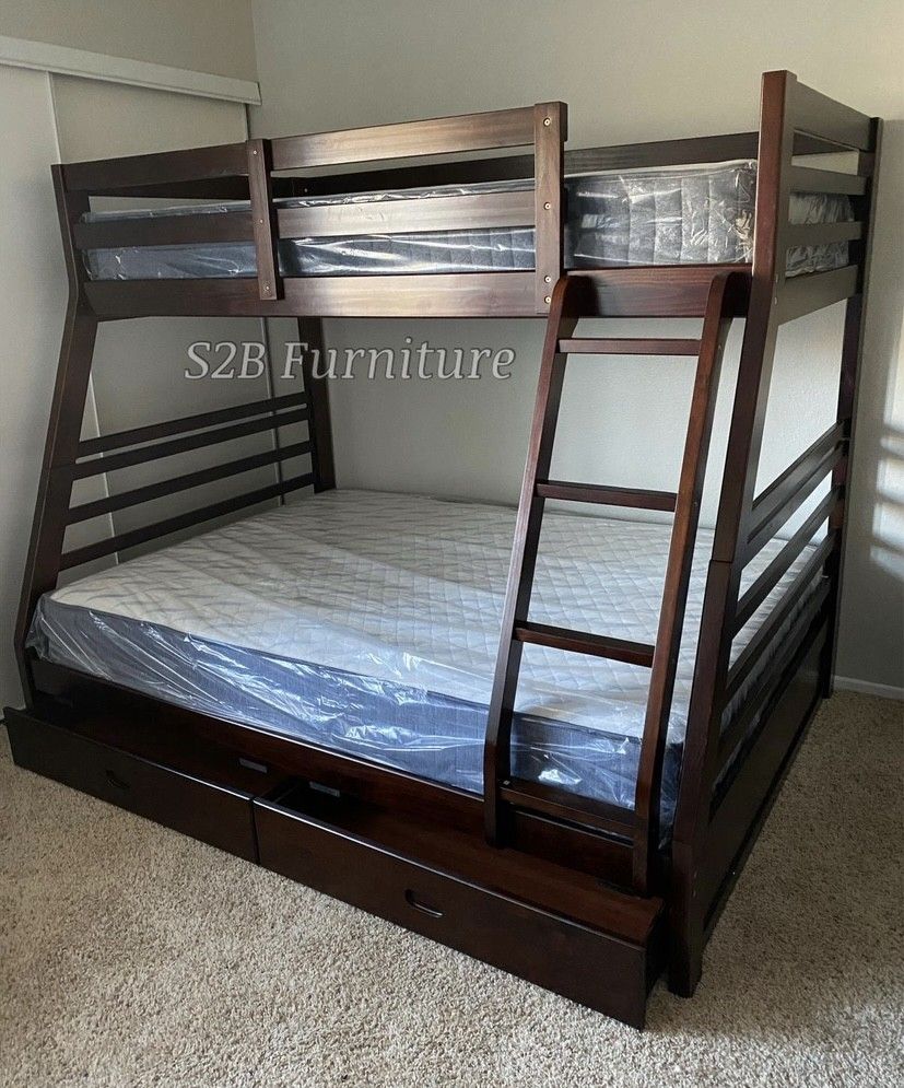 Twinfull Plain Bunkb3d W Orthopedic Matres!!!!