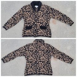 Vtg Casual Corner Cardigan Sweater