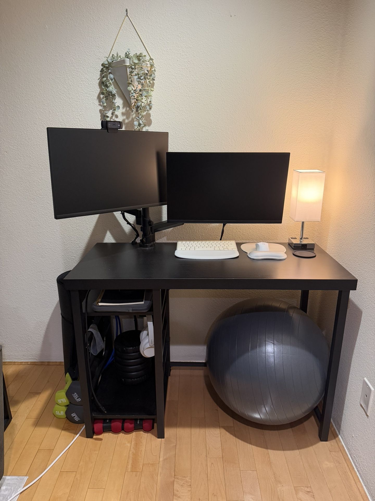 Black Wood Desk 