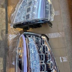 07-14 Cadillac Escalade Quad Projector Headlights Full LED Luces Micas Calaveras Faros Faroles Focos Headlamps 