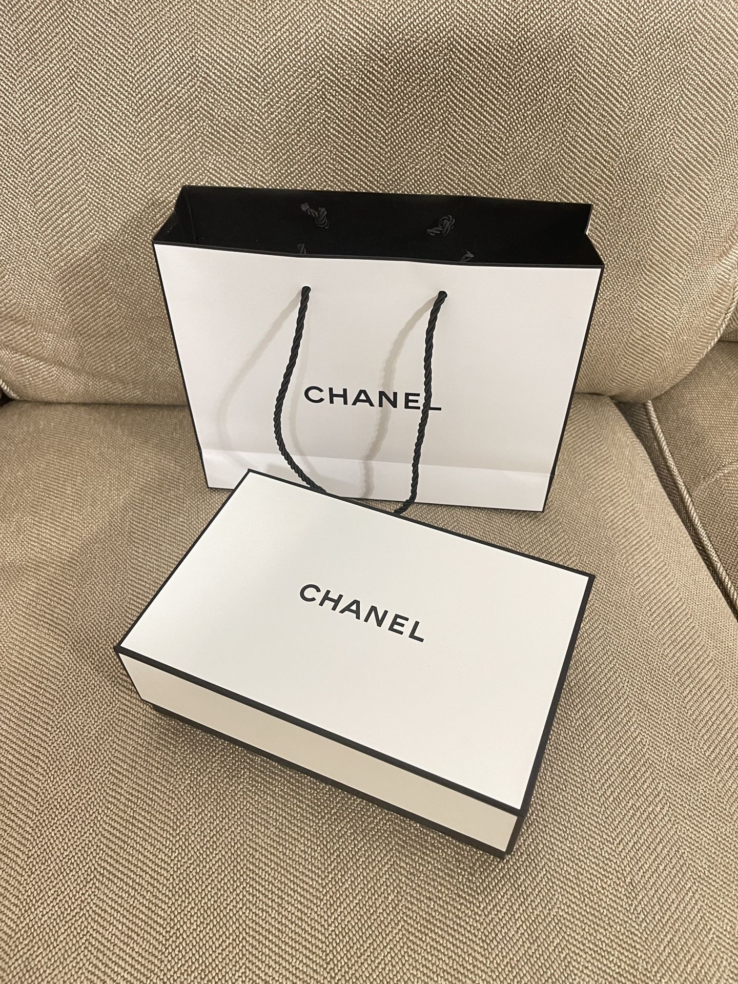 Chanel Gift Box With Gift Bag