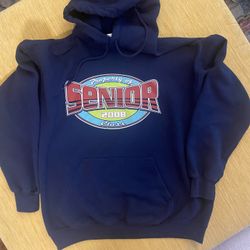 Y2K Nostalgic Property Of Senior 2008 Class sz L Hoodie Sweatshirt  RN93846