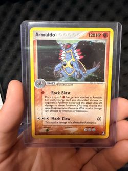 Armaldo Holo Pokemon Card