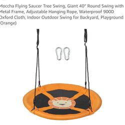 Flying Saucer Tree Swing