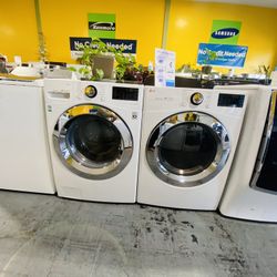 Lavadora Y Secadora Lg De Gas A Pagos Flexibles 