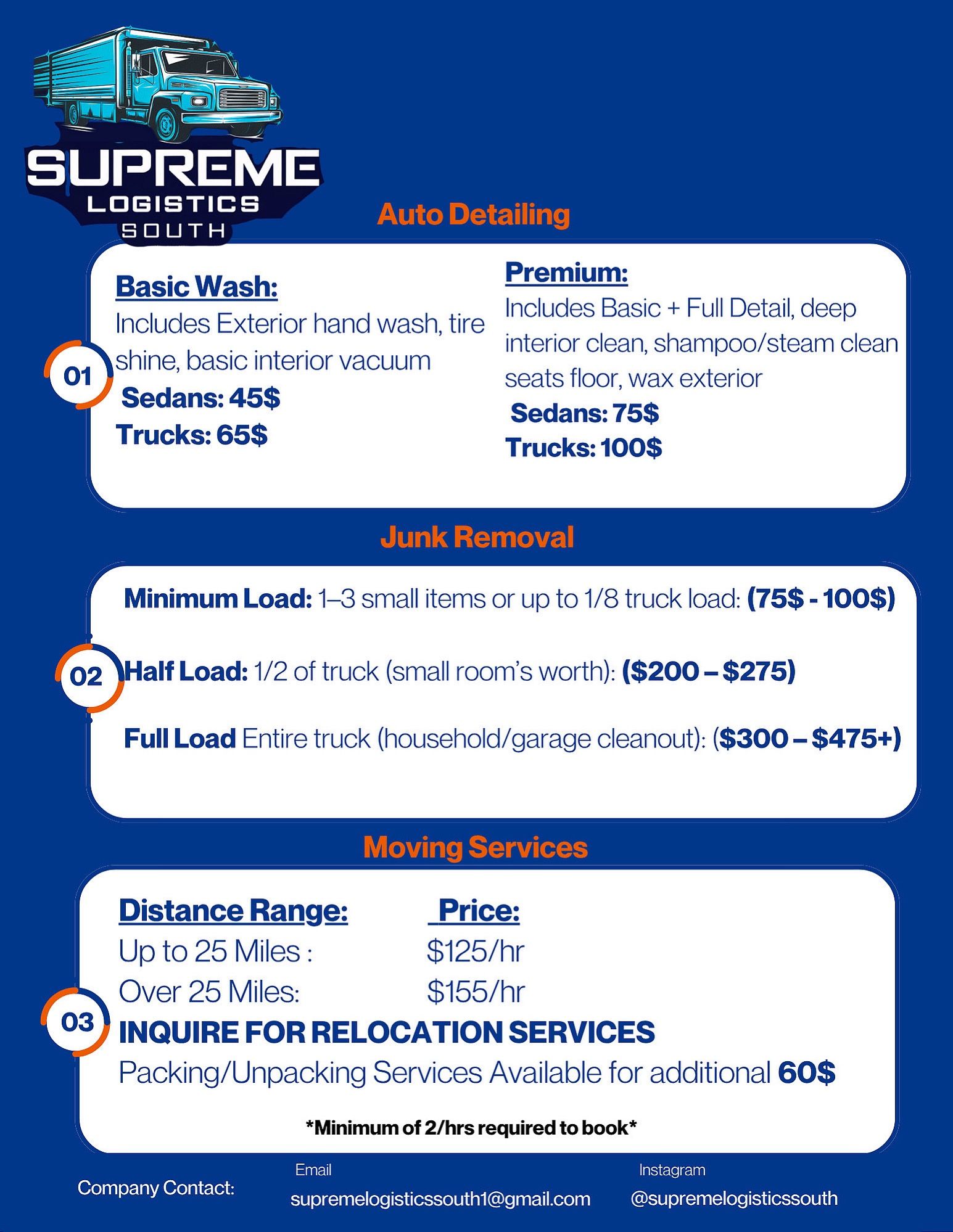 Moving ‼️Relocation ‼️Car Truck detail