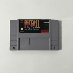 Pitfall: The Mayan Adventure (Super Nintendo SNES, 1994)  Tested - Game Only - Dust Cover