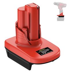New Adapter for Milwaukee M12 Battery Adapter,for Milwaukee 18V M18 Battery and for Dewalt 20V 18V Battery Power for M12 12V Cordless Power Tools Use