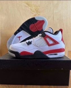 Nike Air Jordan 4 Retro GS Red Cement Size 7Y / Womens 8.5 408452-161 Brand New