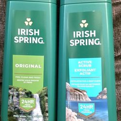 (2) Irish Spring Bodywash, 20 oz each