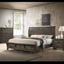 *Weekend Special!!!*---Attractive Peter Queen/King Bedroom Sets---From $799!!!---Delivery And Financing😎