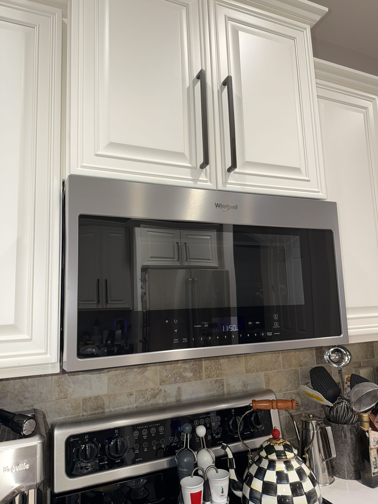 Stove & microwave duo