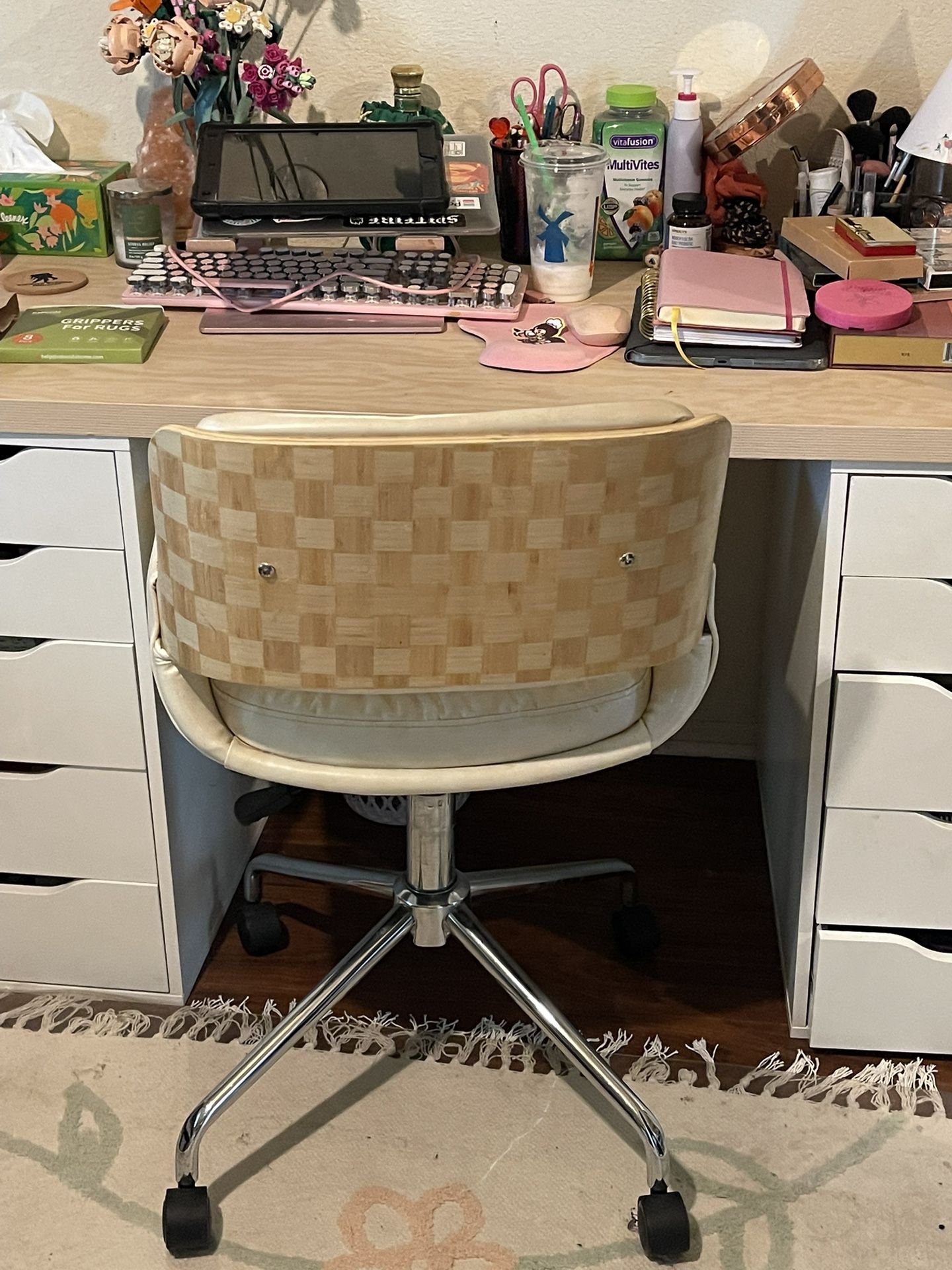 beige leather chair for sale
