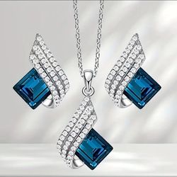 Deep Blue Jewelry Set
