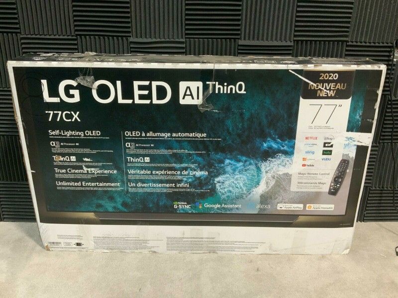 Tv LG 65", Oled 65CX, Slim, Alexa, Google, HDR, Excellent