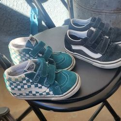 Toddler Size 8 Vans Shoes 