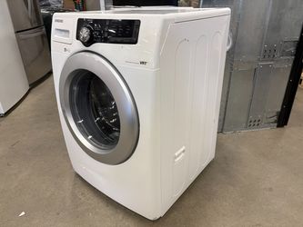 SAMSUNG 4.0 Cu. Ft. White Front Load Washer Model #WF220ANW/XAA