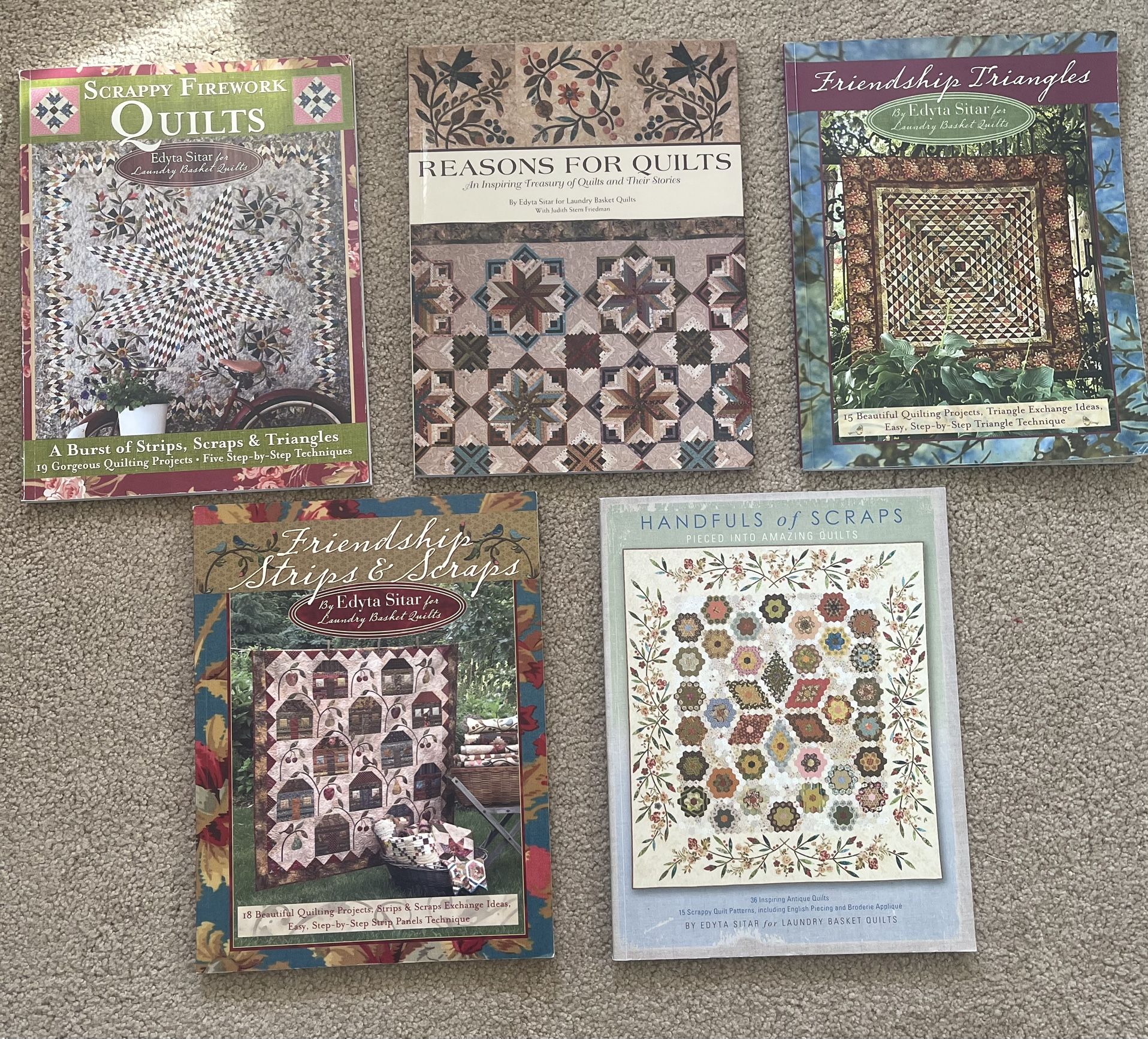 Quilt Books (5) By Edyta Sitar