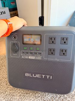Bluetti AC180 Portable Power Station 1800W 1152Wh