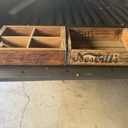 Nesbitts and coca cola crates great shape 45 each