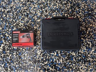 Craftsman Mechanic Air Tool Set, 1/2” Impact Gun, 3/8 Ratchet Wrench, 150mm Air Hammer and 3/8” Air Drill
