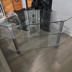 Glass Triangle Table