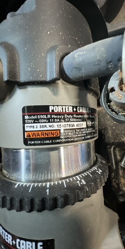 Porter Cable Router (obo)