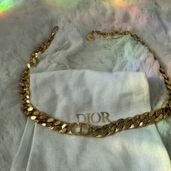 Dior Chain Choker Necklace 