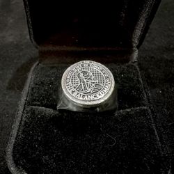 Men’s Sterling Silver Sigma Phi Epsilon Ring – Size 10