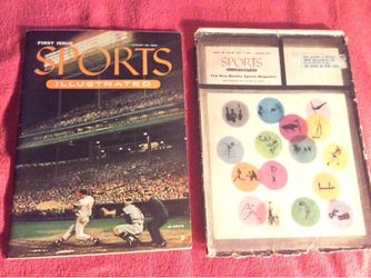 SPORTS ILLUSTRATED ORIGINAL FIRST ISSUE AUGUST 16 1954 BASEBALL CARDS ENVELOPE