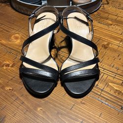 Naturalizer Women’s Vanessa Heels Heeled Sandal Black Size 8.5