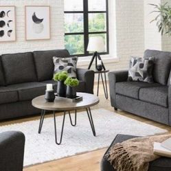 Thunder Kohl Couch and Loveseat