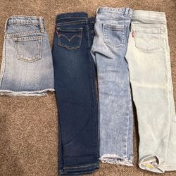 Baby Girl Jeans And One Skirt