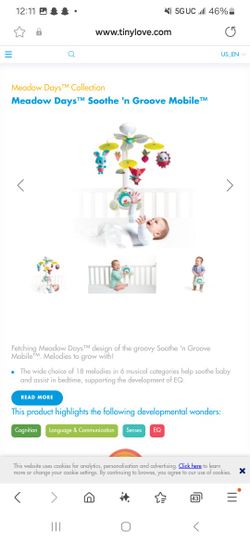 Tiny Meadows Soothe Groove Mobile Like New